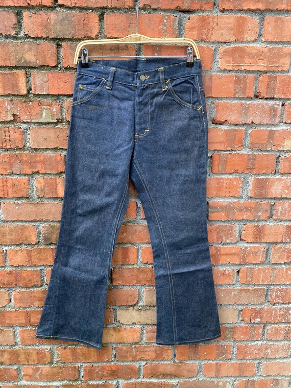 【70‘s】Lee made in USA W30 W29x30 Vintage 70s Lee Made in USA Flare Denime - Etsy Israel