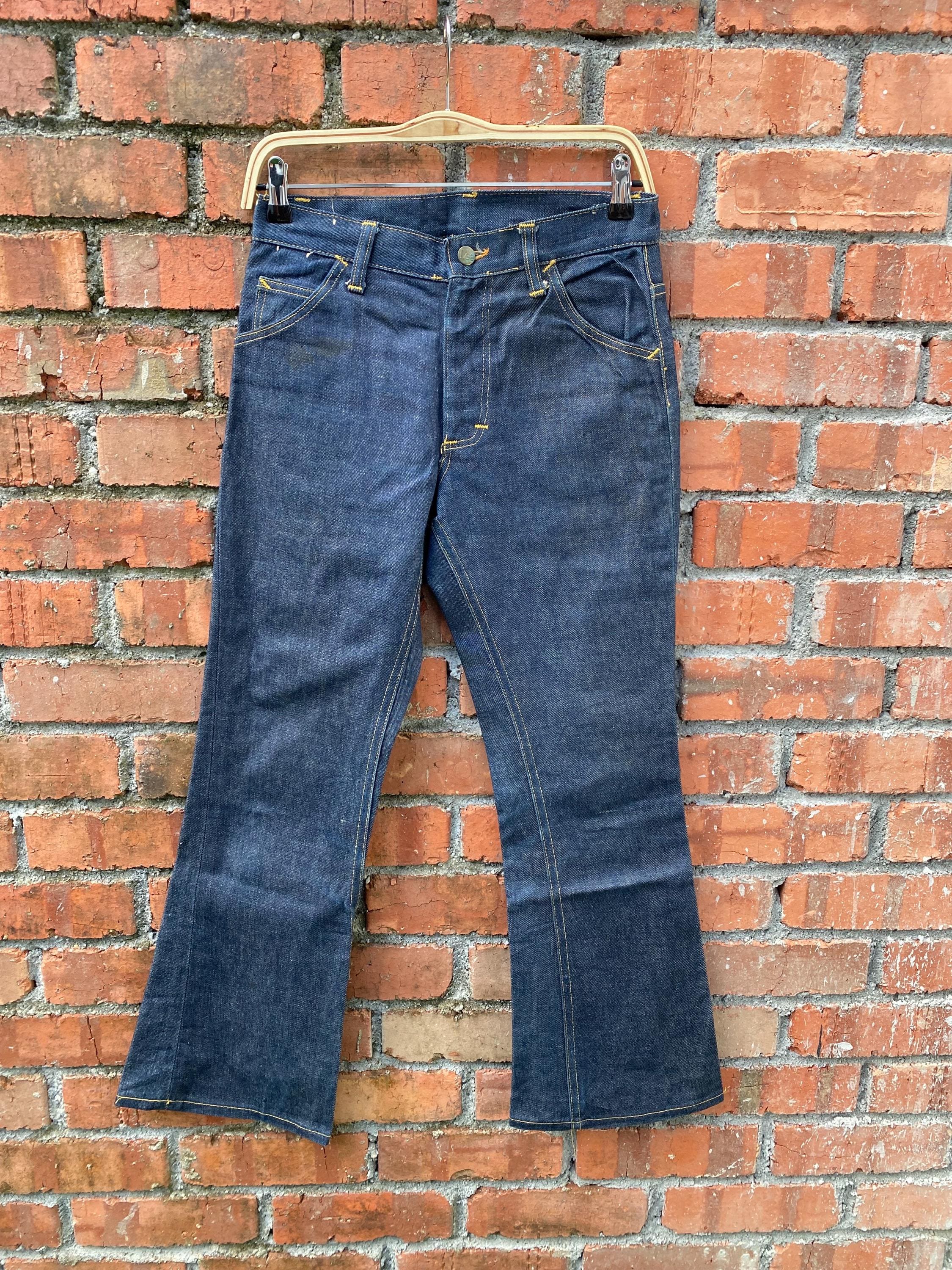 W29x30 Vintage 70s Lee Made in USA Flare Denime - Etsy Israel