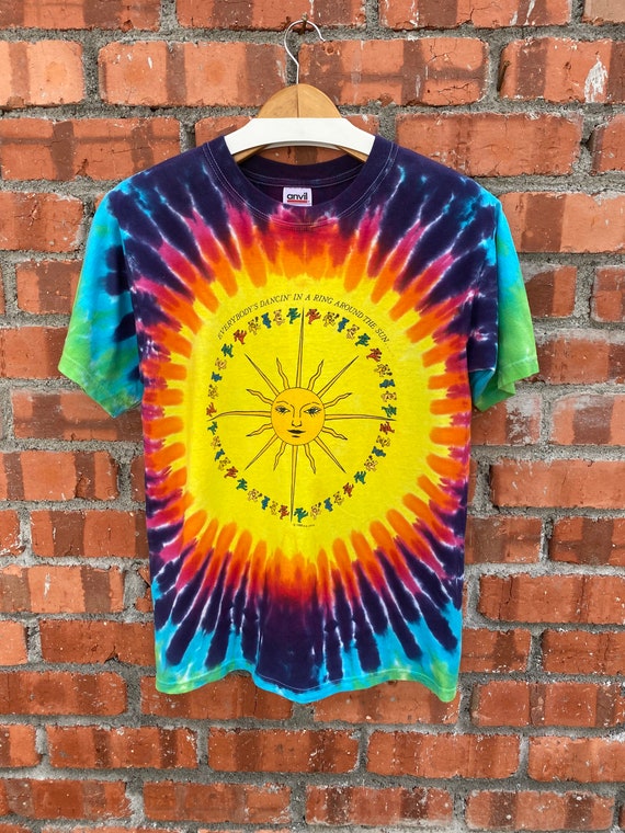 rare grateful dead tie dye 90s shirt - image 1