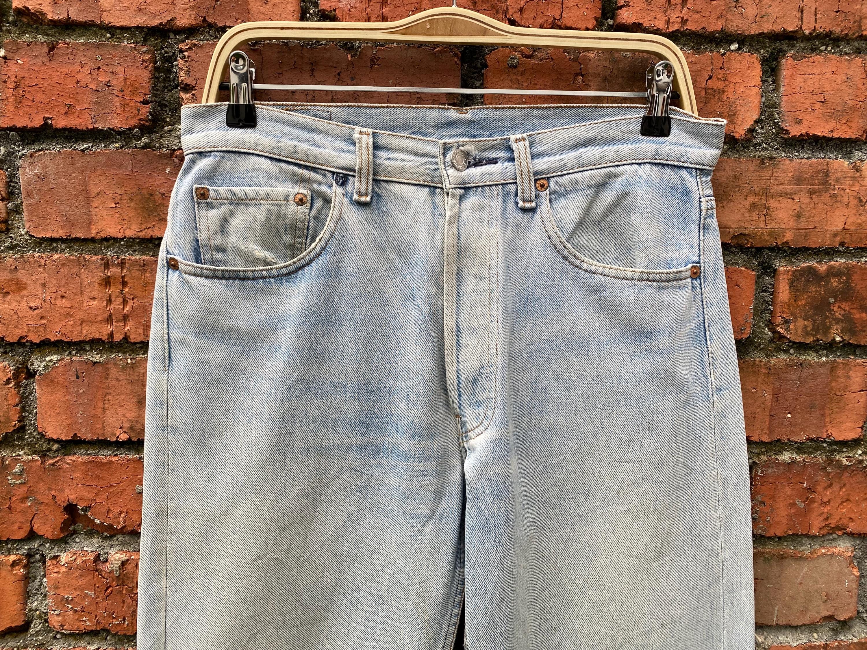 W32x28 Vintage Levi's 501 90s Made in USA Faded - Etsy Canada