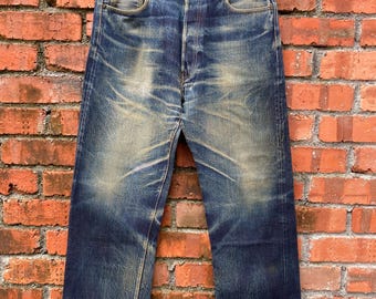 W33x29 Redline Denim Schweine Hüfte Japan Webkante