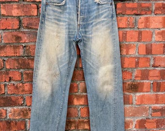 W31x32.5 Vintage levi’s 501xx redline big E LVC buckle back