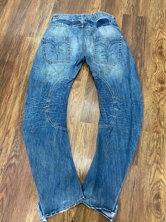 yen jeans distressed designer jeans - image 2