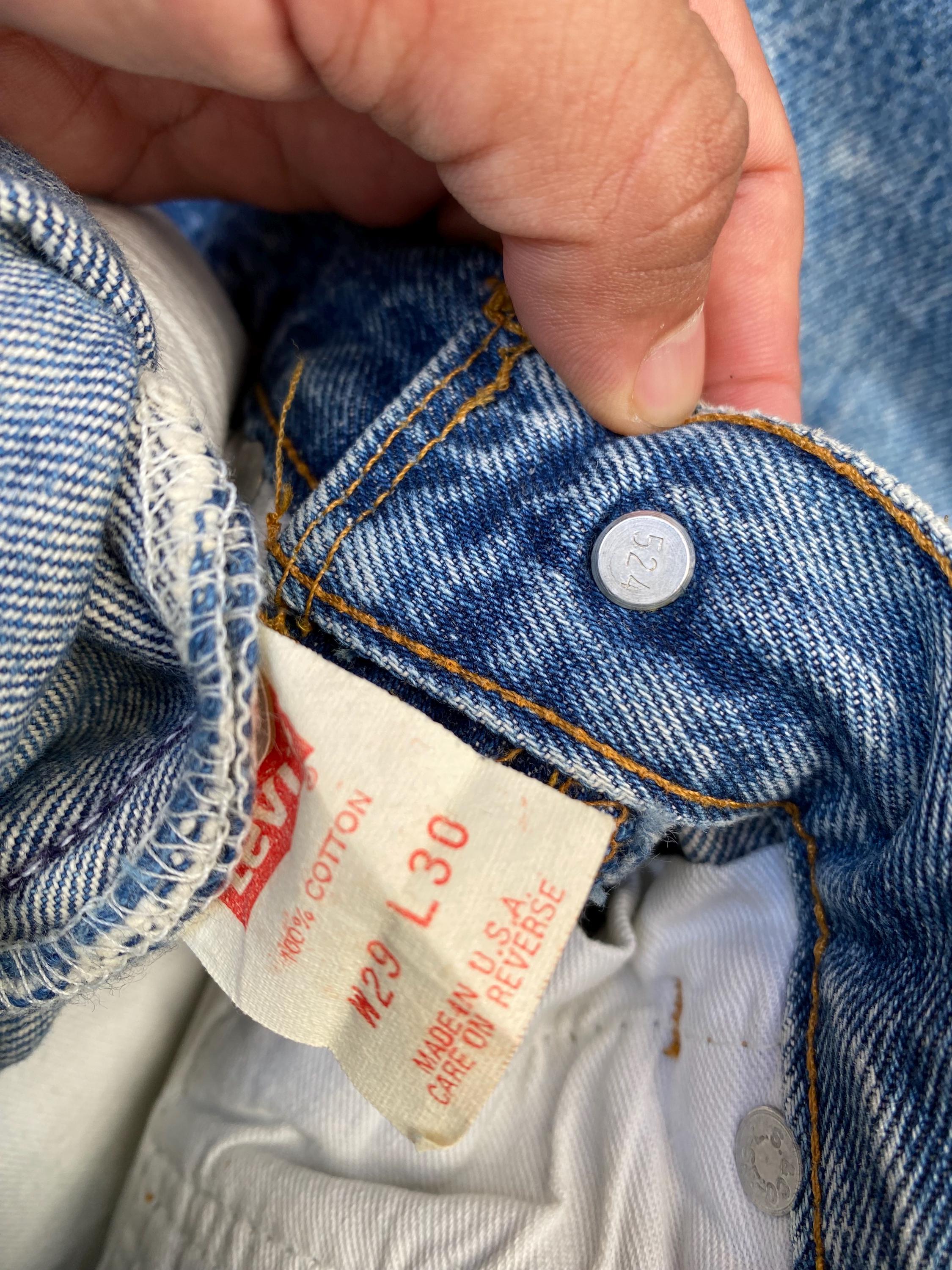 W29x29 Vintage Levi's 501 Made in USA 90s - Etsy