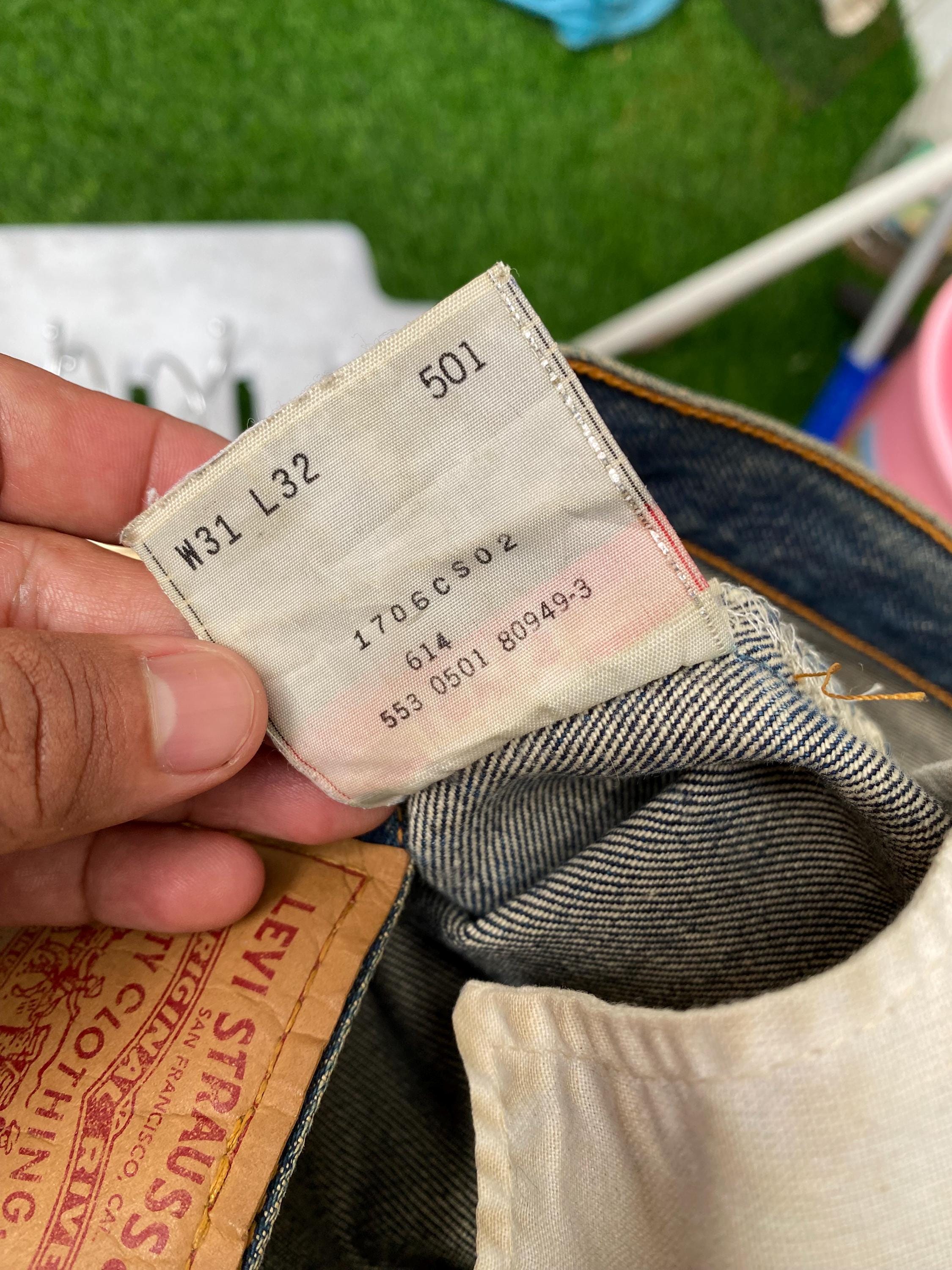 W31x32 Vintage Levi's 501 90s Made in USA Faded - Etsy