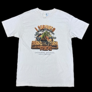 vintage 90s jurassic park the ride movie