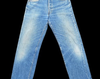 Vtg 70s 80s Levi's 501 Blue Selvedge Denim Redline Jeans Double