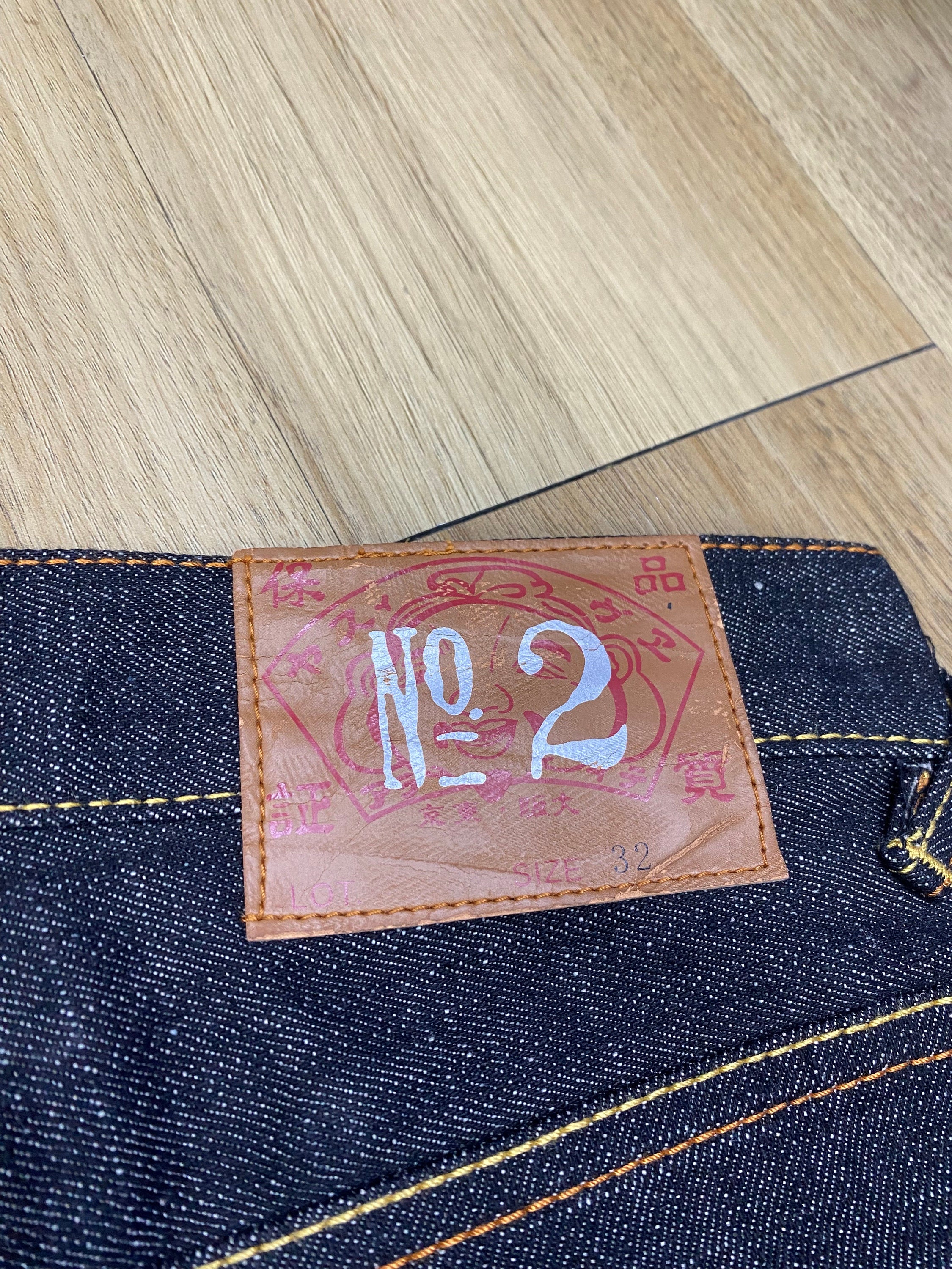 Size 32 Evisu Japanese Brand Jeans Seagul Embroidery - Etsy