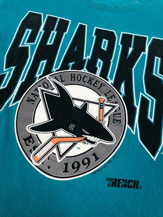 Rare 90's DeLong Sharks NHL Jacket Jersey Kings Champion CCM