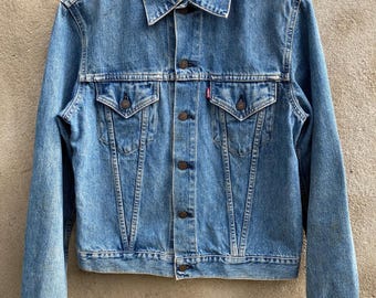 Vintage 70s: Levi's Type III Big E Trucker Denim Jacket - 70505