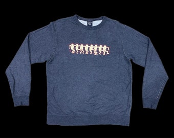 Sudadera vintage de Keith Haring de los años 90 con estampado pop art