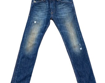 Mens Diesel Shioner Jeans Slim Skinny Fit Blue Size 34x34 - Etsy