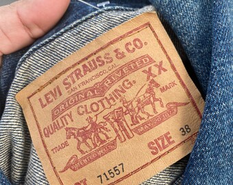 Levi’s 557 XX size38 Second Sunrise Archive: Vintage Levi's 557XX Denim Jacket