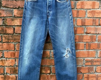 W31x29 Vintage Levi's 501xx Redline Big E Made in USA - Etsy