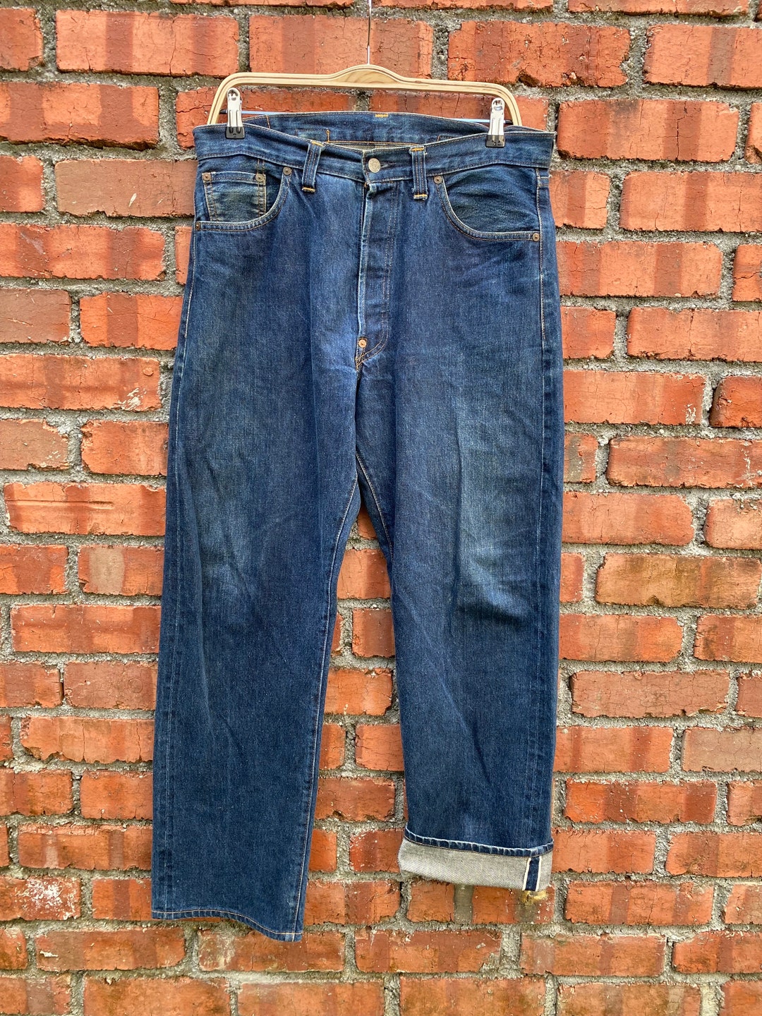 90s LEVIS201XX made in usa 1998 ヒロ Size 34x30 Vintage Levi's 201xx Redline Big E USA - Etsy