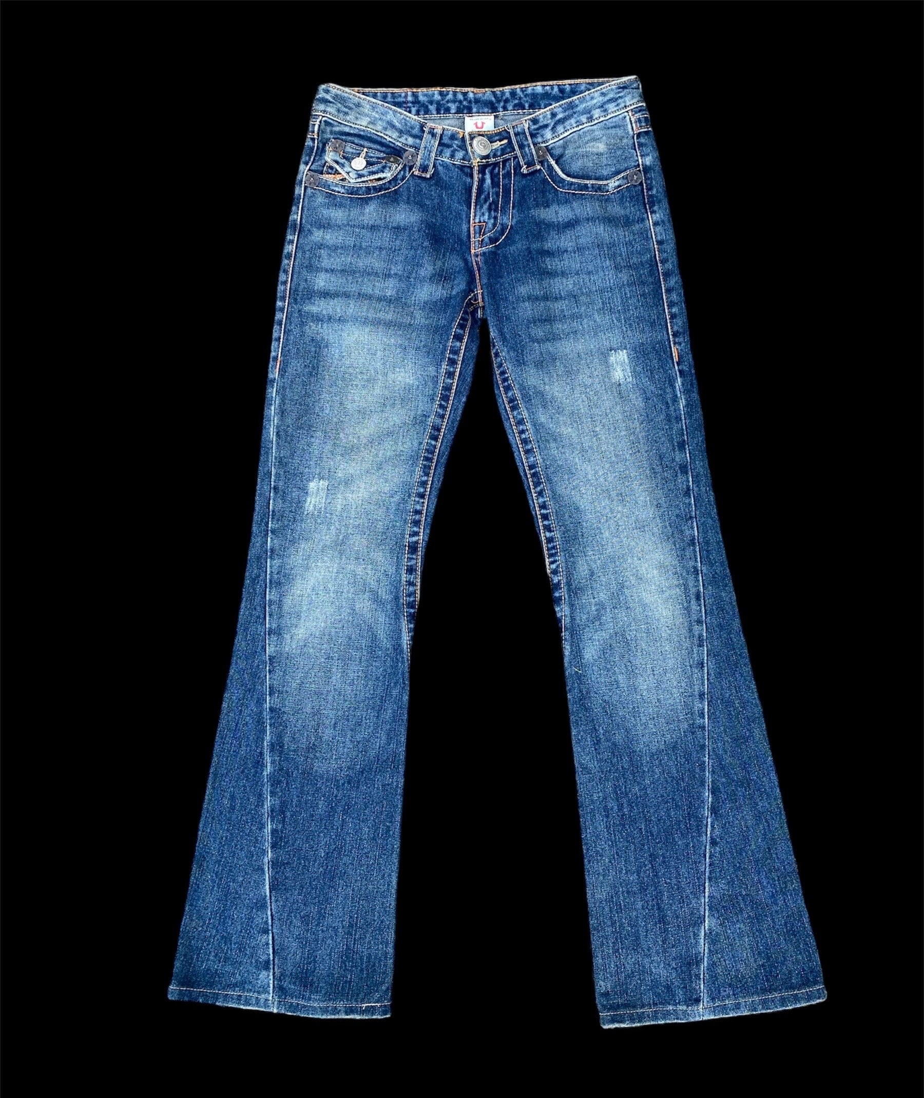 Y2K USA製TRUE RELIGION BOOTCUTフレア デニム28 M 【公式ショッピング 