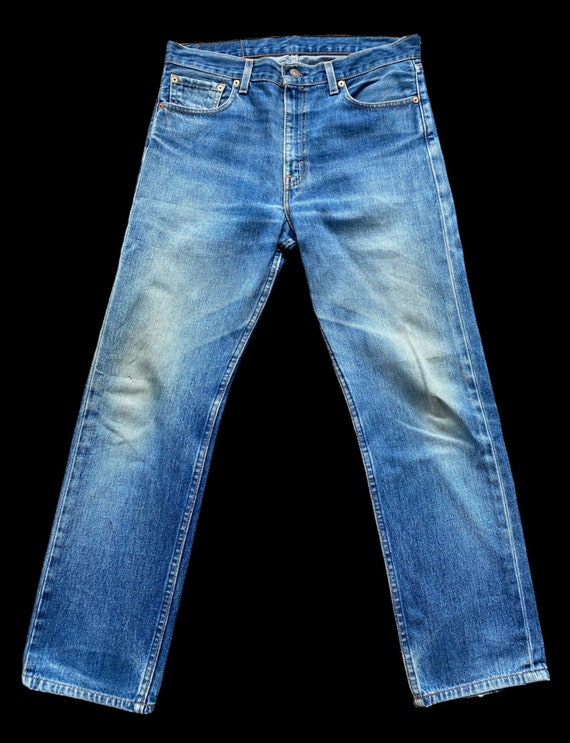80〜90s Levis 505 Made in USA Faded '90s Levi's 505 Denim Jeans - Medium Wash - 29x31