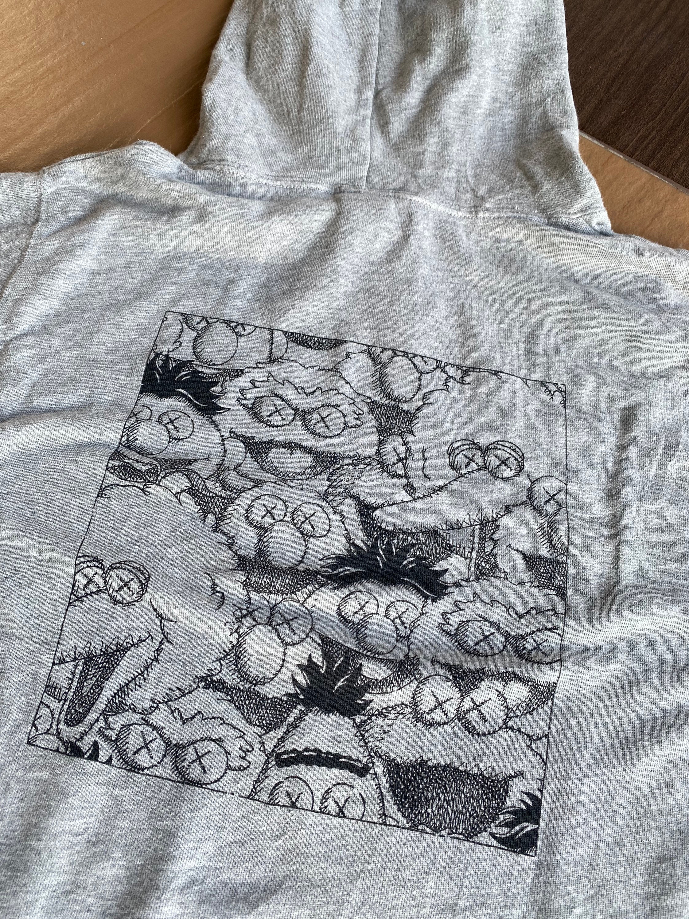 Kaws X Sesame Street Japanese Brand Hoodie - Etsy Kaws X Sesame Street Japanese Brand Hoodie - Etsy