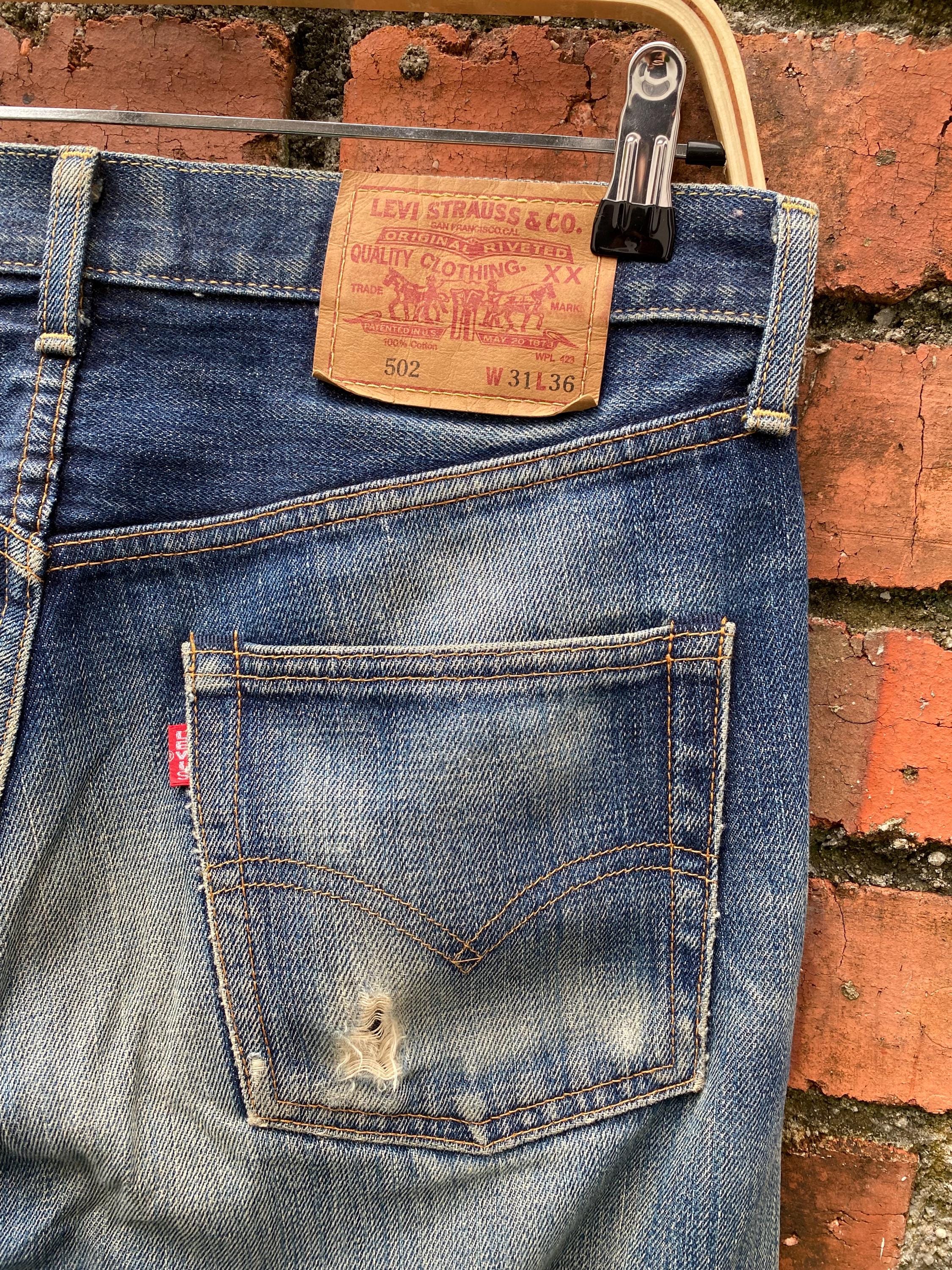 W30x27 Vintage Levi's 501xx Redline Distressed Made in USA - Etsy