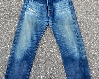 Jeans Vintage Levi's 501 Redline Indigo - Taille W36 L40, Occasion En Très Bon état