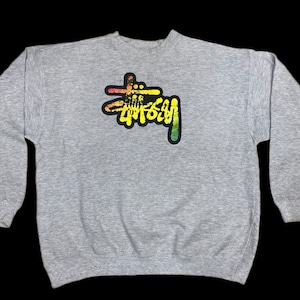 vintage 90s stussy big logo streetwear
