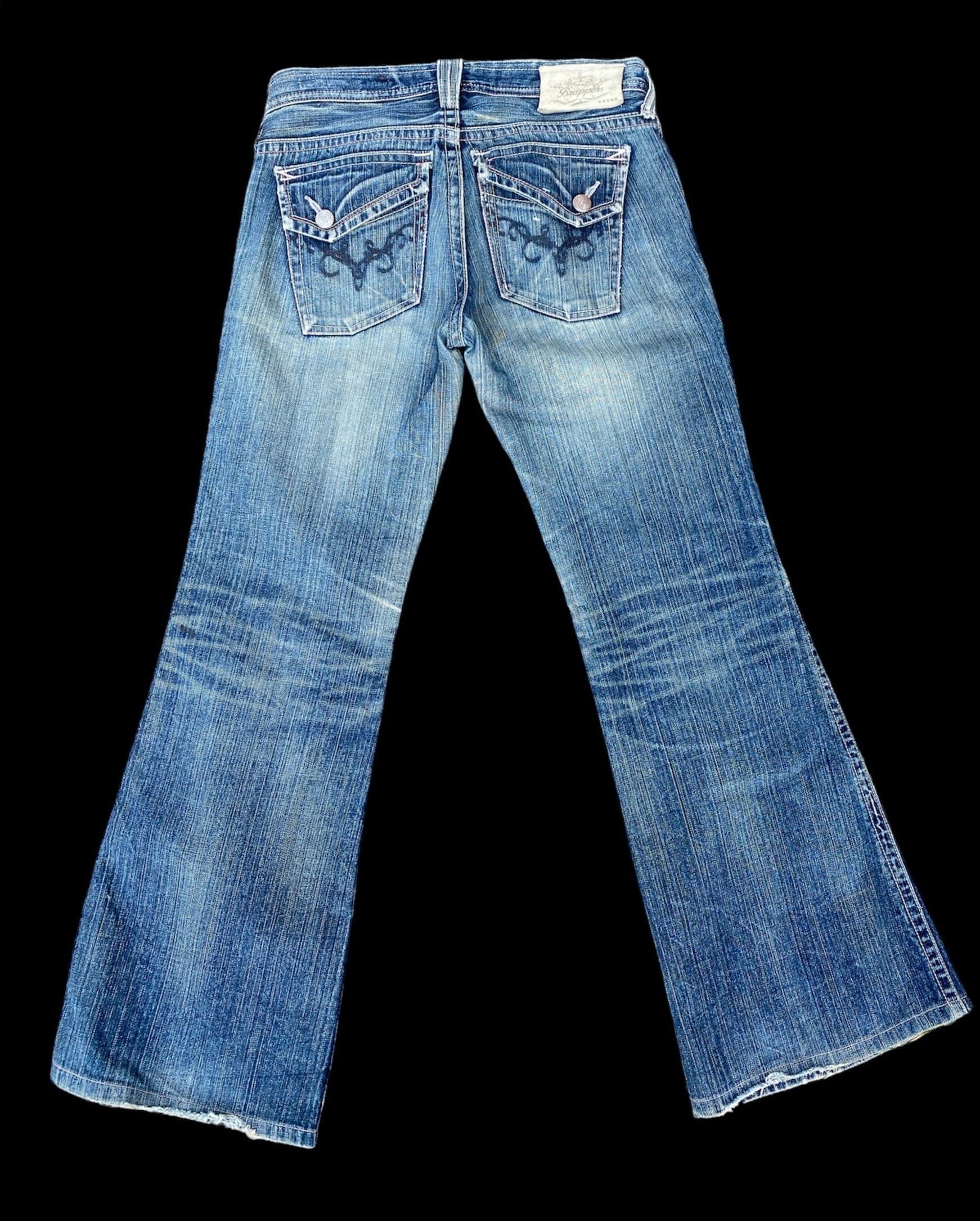 Flare Bootcut Jeans, Size 32 - Semantic Design X Tornado Mart - Etsy