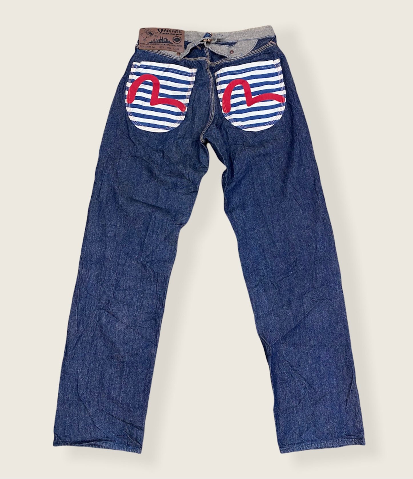 Size 30 Yamane Jeans Japanese Brand Evisu Jeans - Etsy Size 30 Yamane Jeans Japanese Brand Evisu Jeans - Etsy