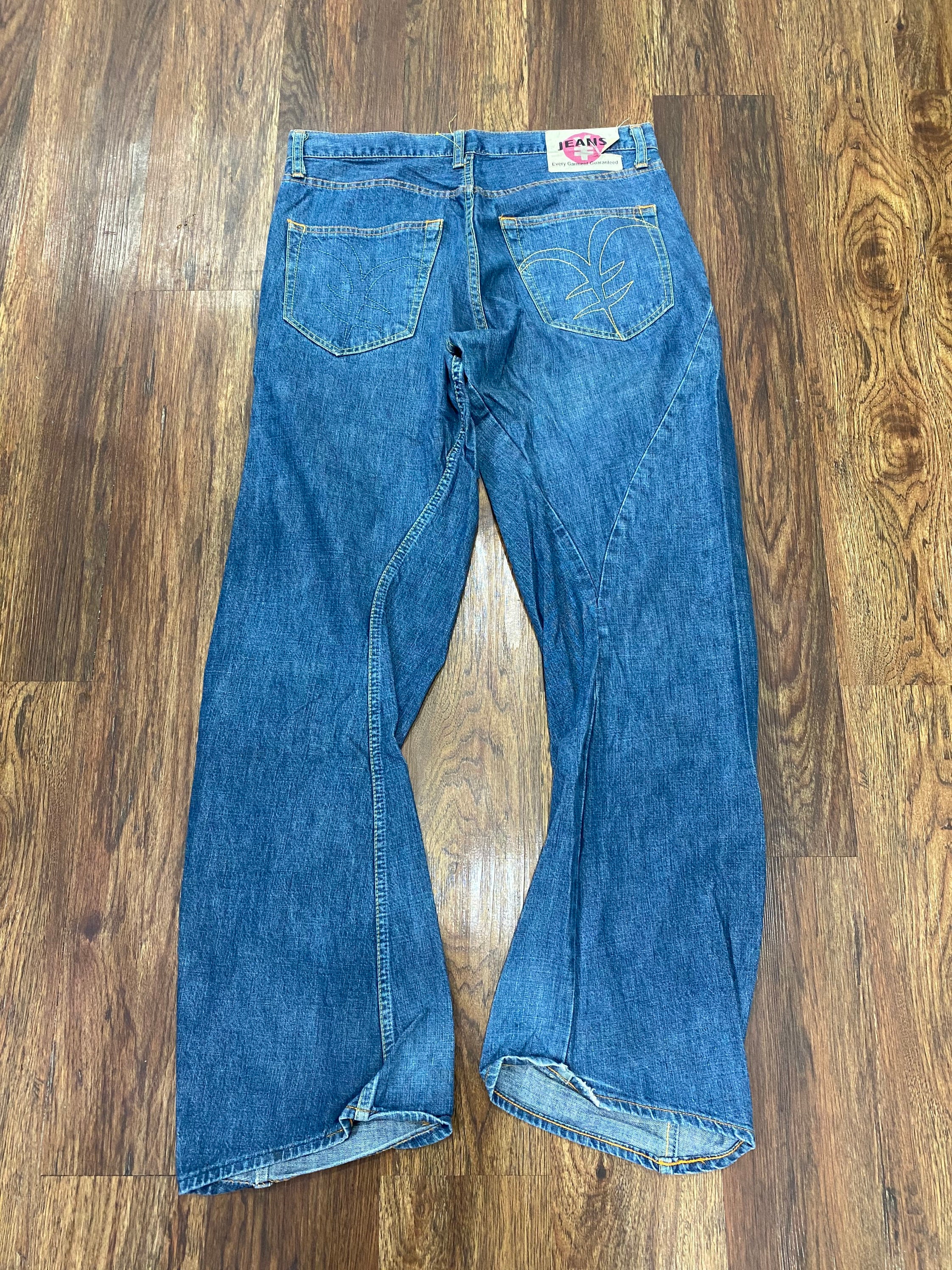 Yen Rare Design Japan Brand Jeans Distressed Jeans - Etsy