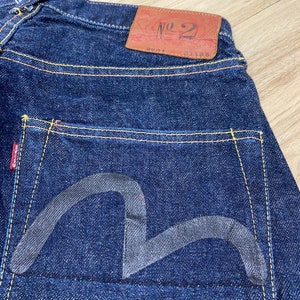 size 30 evisu japanese brand jeans image 9