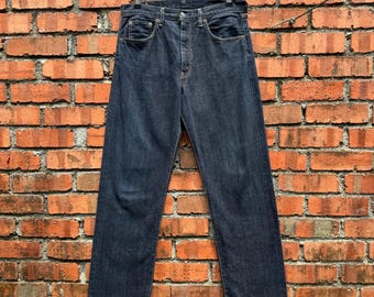 W33x47 Vintage Levi's 502 Big E Redline Made in JAPAN - Etsy