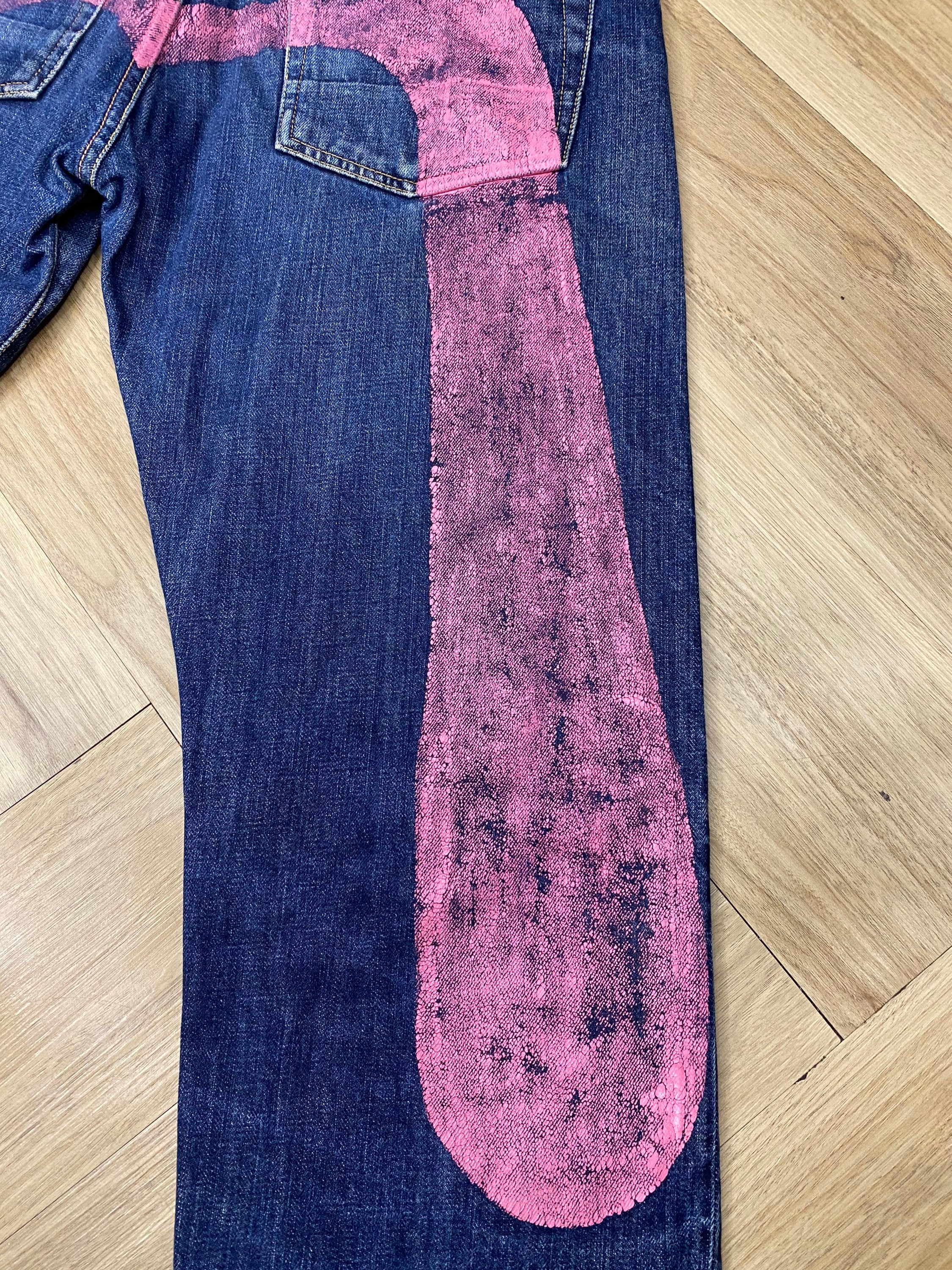 Size 34 Evisu Diacock Travis Scott Japanese Brand Jeans - Etsy