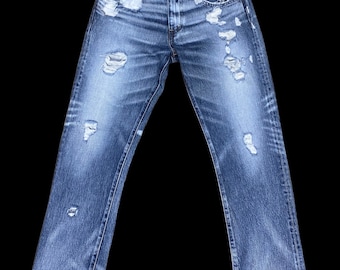 size 30 distressed RNA jeans japanese brand