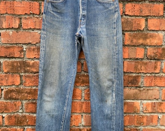 Vintage LEVIS 501 Single Stitch Denim From 70s, 66 Model W29