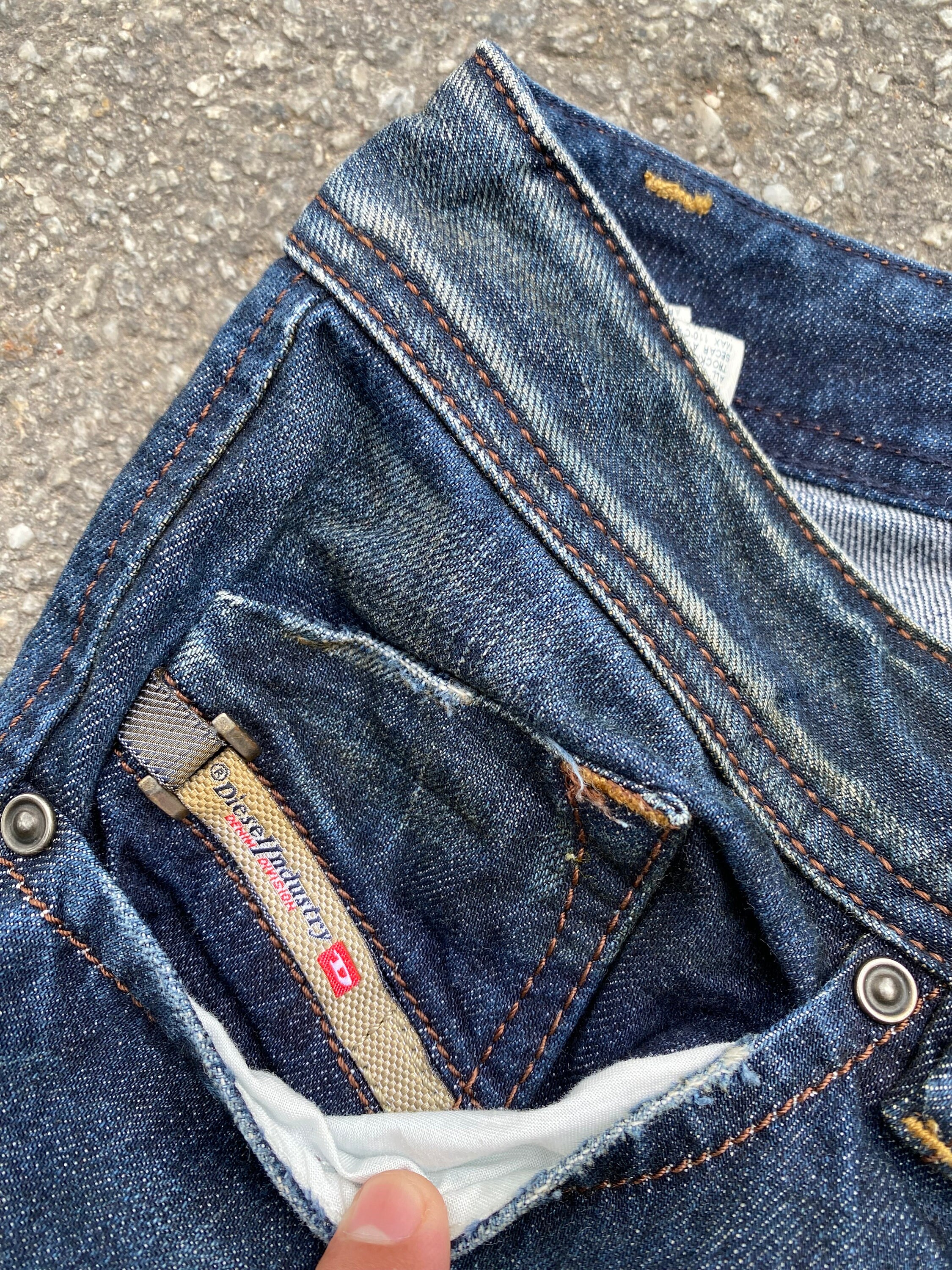 Size 33 Diesel Jeans Darron Slim Fit Tapered - Etsy