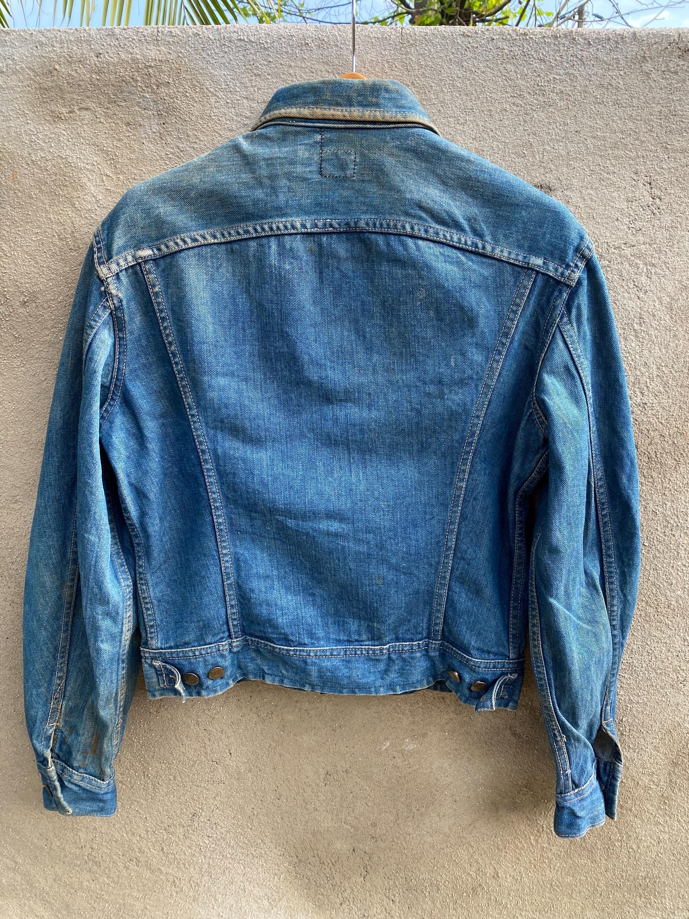 Size Medium Vintage Lee Denim Jacket Made in USA - Etsy Canada