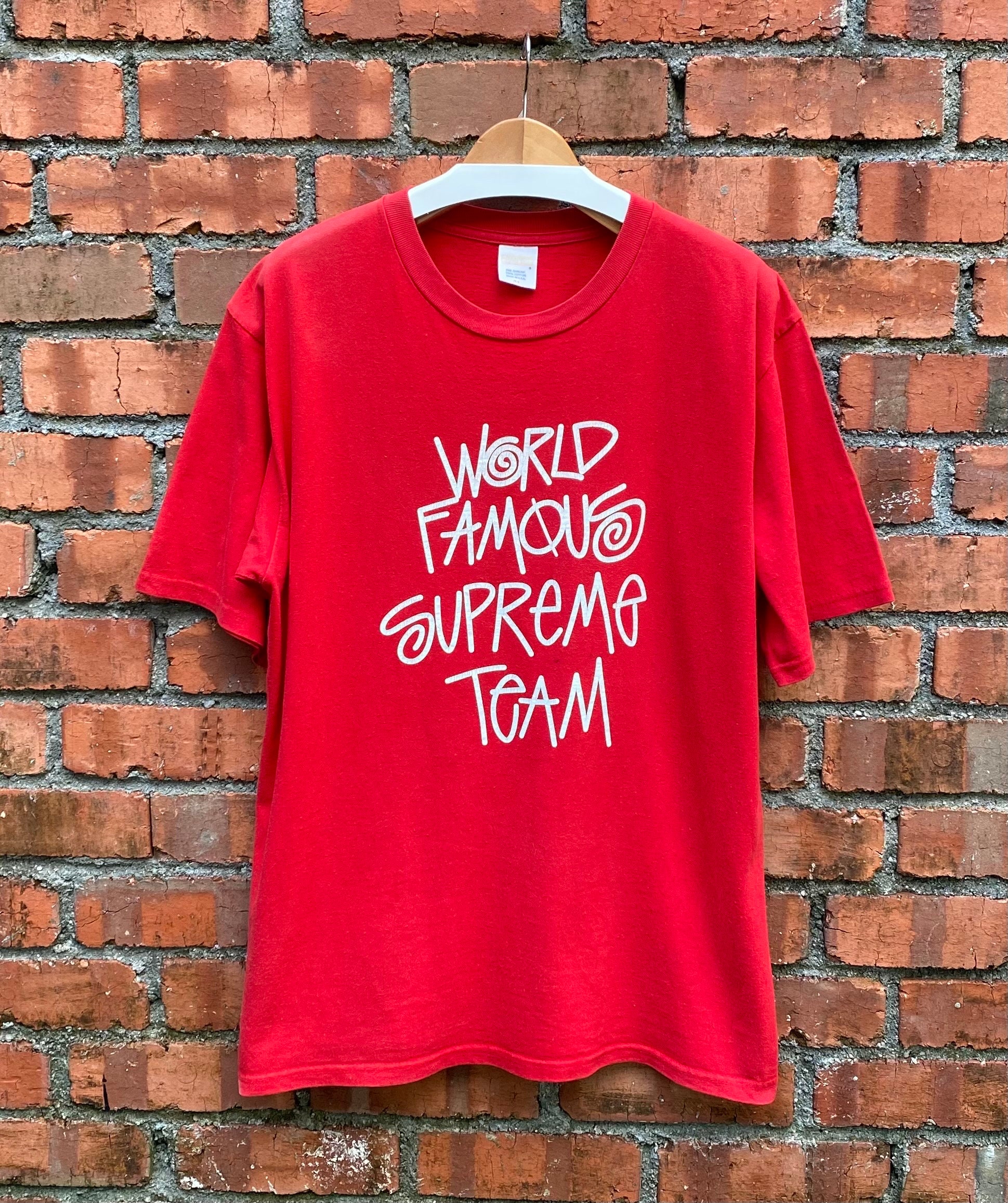 supreme international Tee 15ss 希少 EXILE TAKAHIROさん着用モデル Supreme International World Famous Blue Orange Tee SS15 Adult Size Medium M  USA | eBay