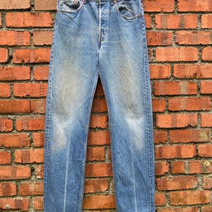 size 31x 35 vintage levi&#39;s 501 90s made in USA