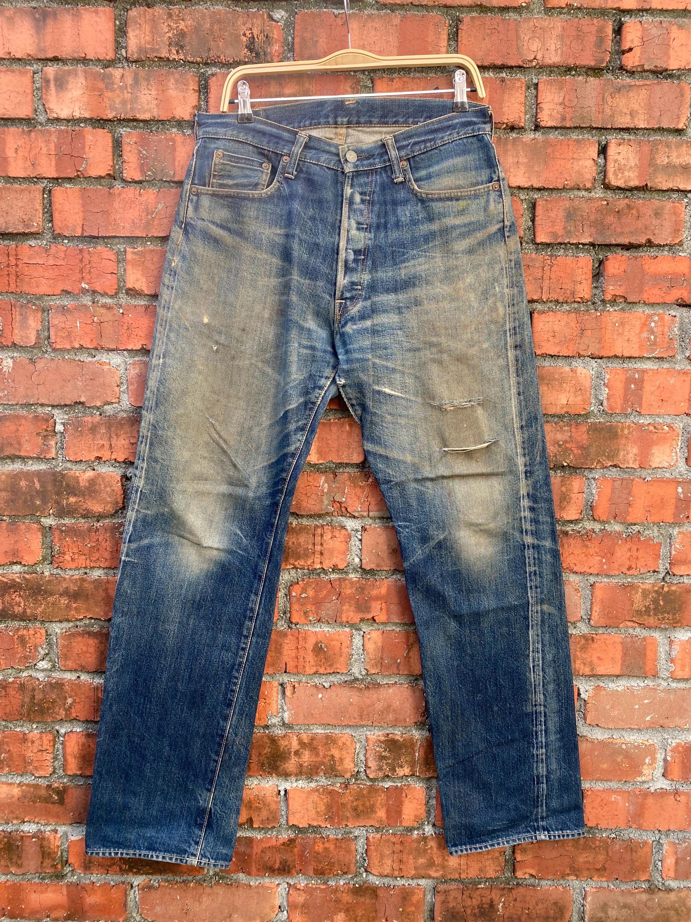 W33x32.5 Studio D'artisan Redline Distressed Made in JAPAN - Etsy