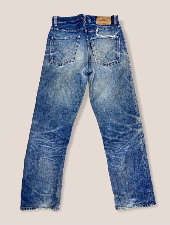 size 30 HR MARKET japanese brand jeans distressed… - image 2