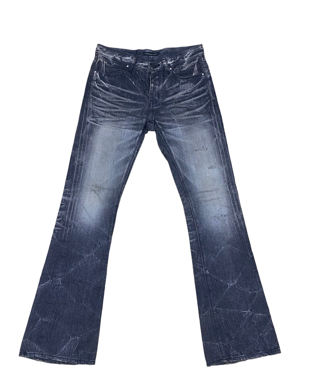 Fuga crush flare denim pants y2k emo パンツ Fuga crush flare denim