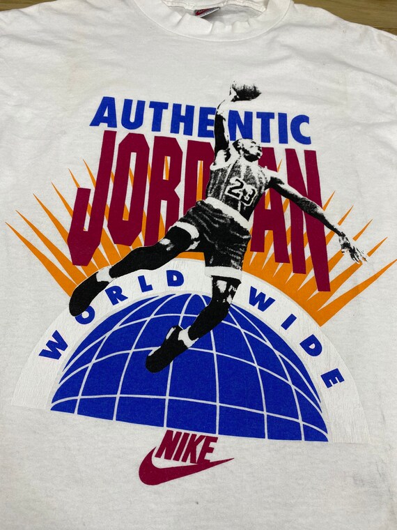 Vintage michael jordan nike shirt uit de jaren 90 Etsy Nederland