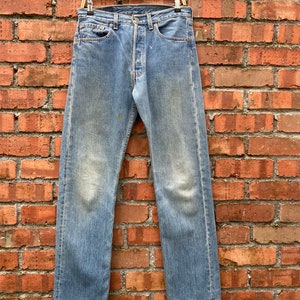 size 31x32 vintage levi&#39;s 501 90s made in USA