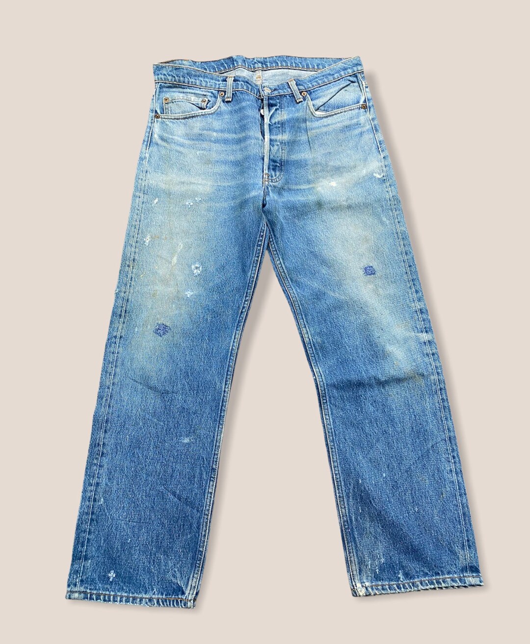 Vintage Levis 501 Jeans, Size 36, 90s Distressed Faded Denim - Etsy
