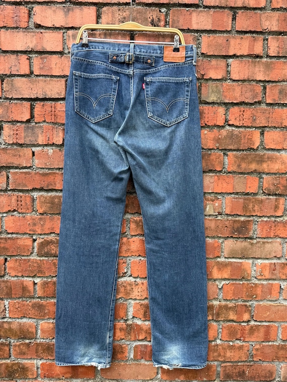 W33x34 Vintage Levi's 702 Redline Buckle Back Denime - Etsy