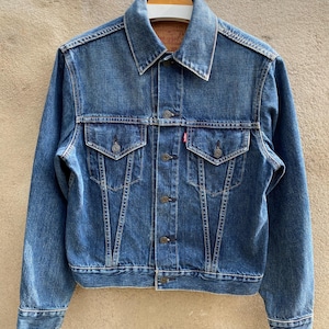 vintage levi&#39;s 557 big E truckerjack van denim maat 38