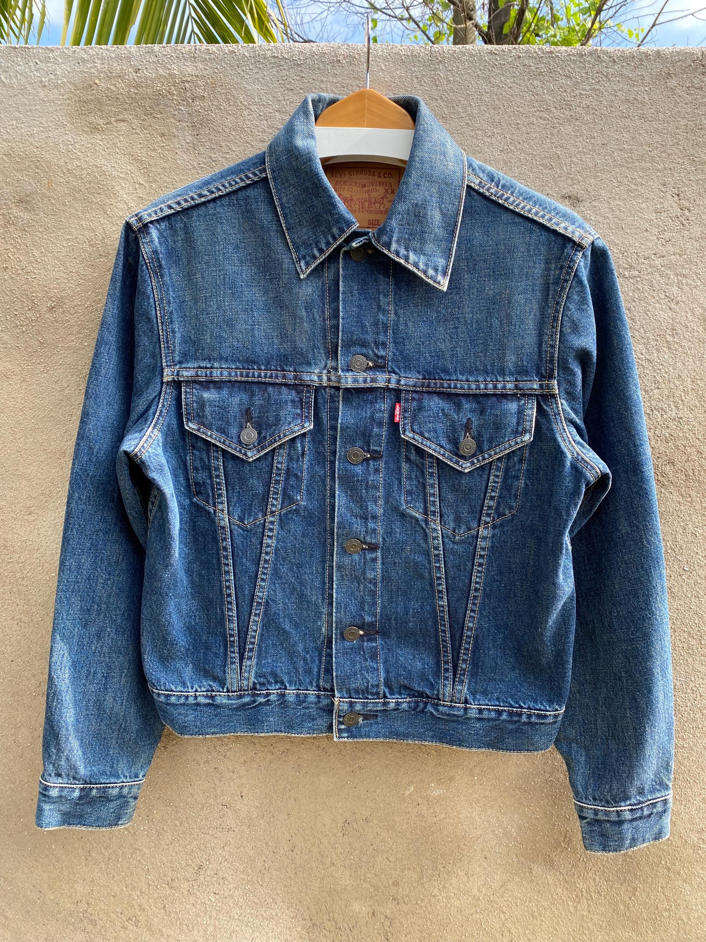 Size 38 Vintage Levi's 557 Big E Trucker Jacket Denime - Etsy