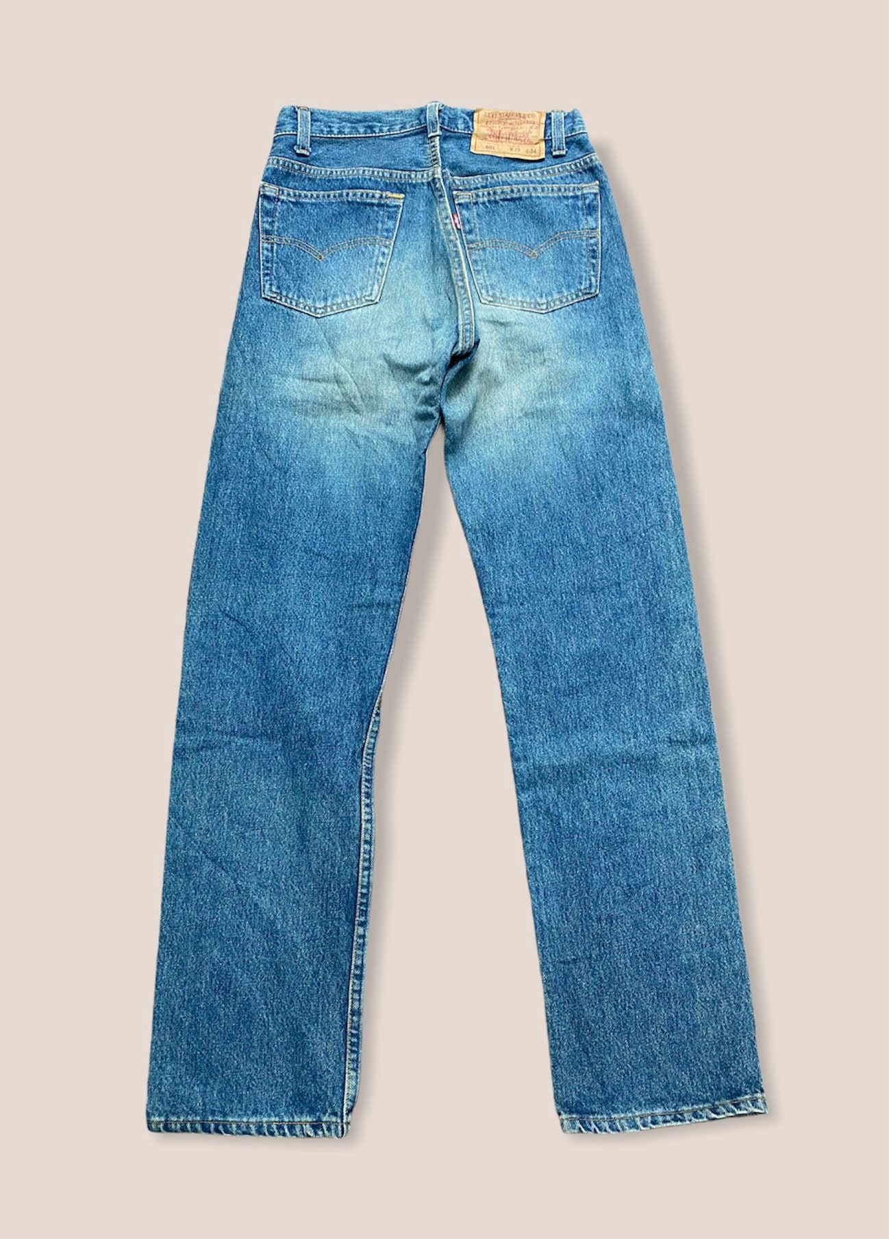 Vintage Levi's 501 Jeans, Sz 28 High Waisted Straight Leg - Etsy