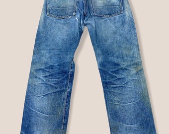 Vintage 1999 Levi's Engineered Jeans Crazy Avantgarde Twisted Dark