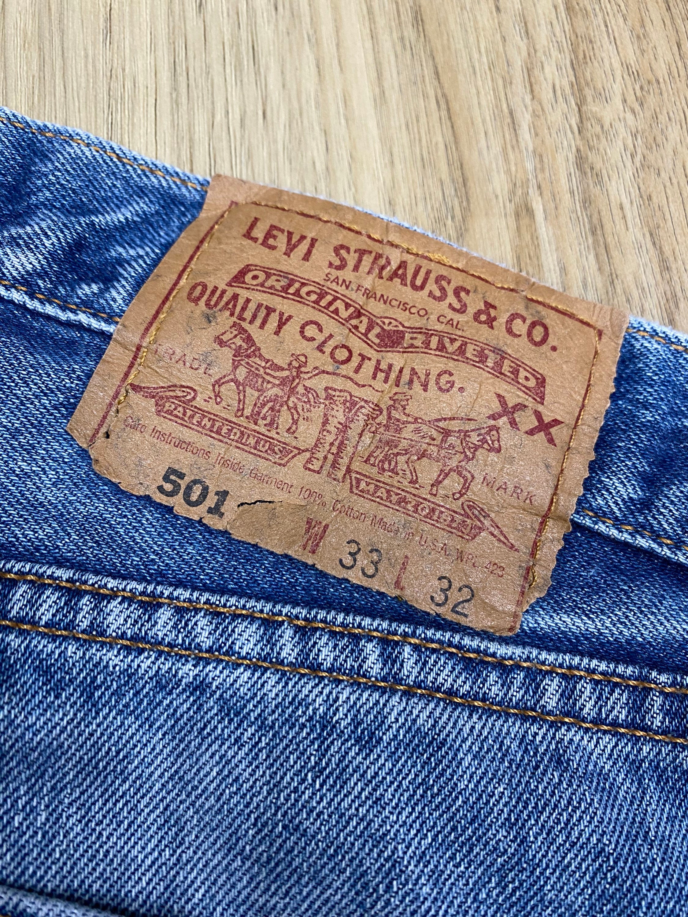 Size 34 Vintage Levi's 501 90s Made in USA - Etsy Canada