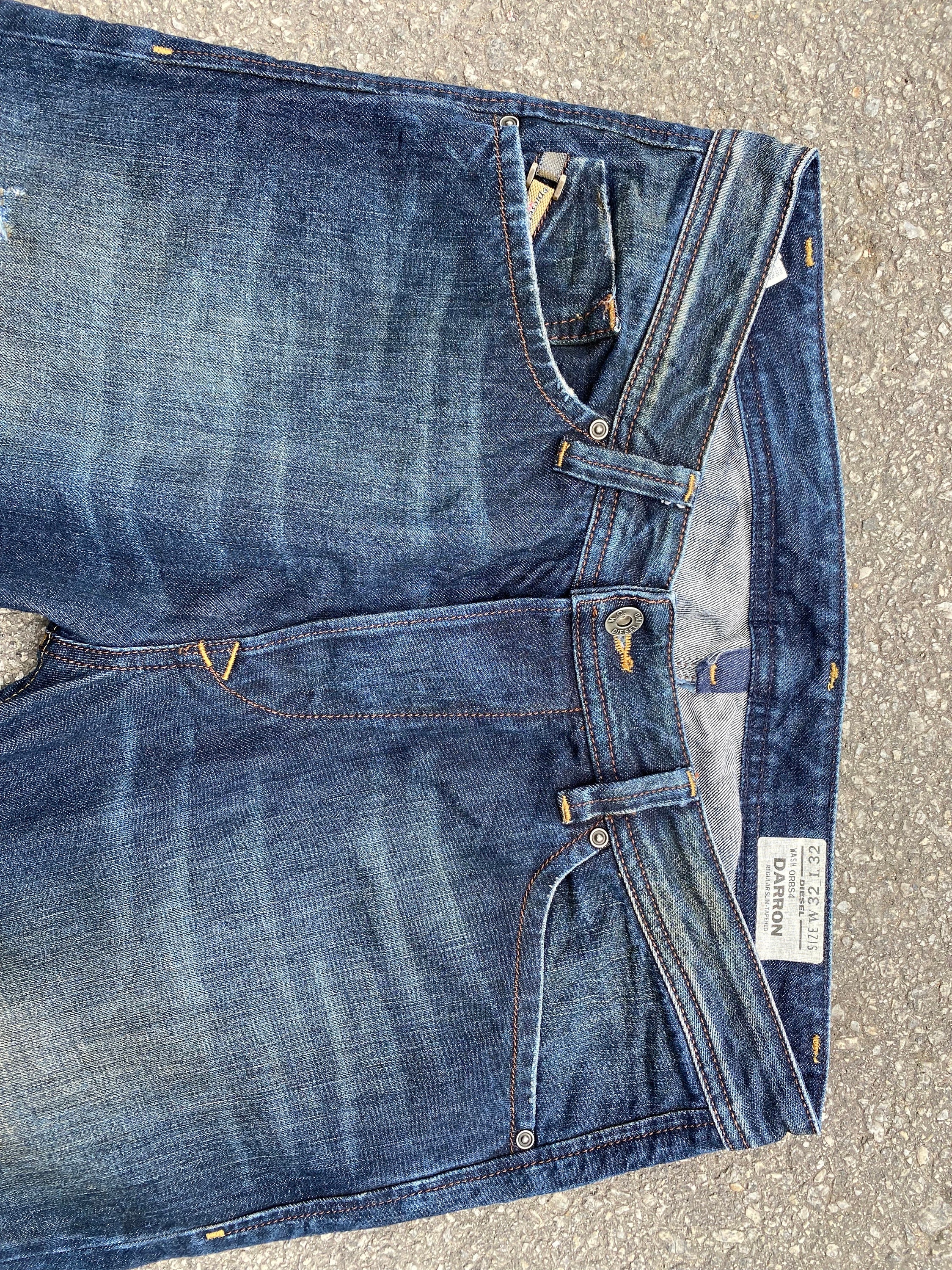 Size 33 Diesel Jeans Darron Slim Fit Tapered - Etsy